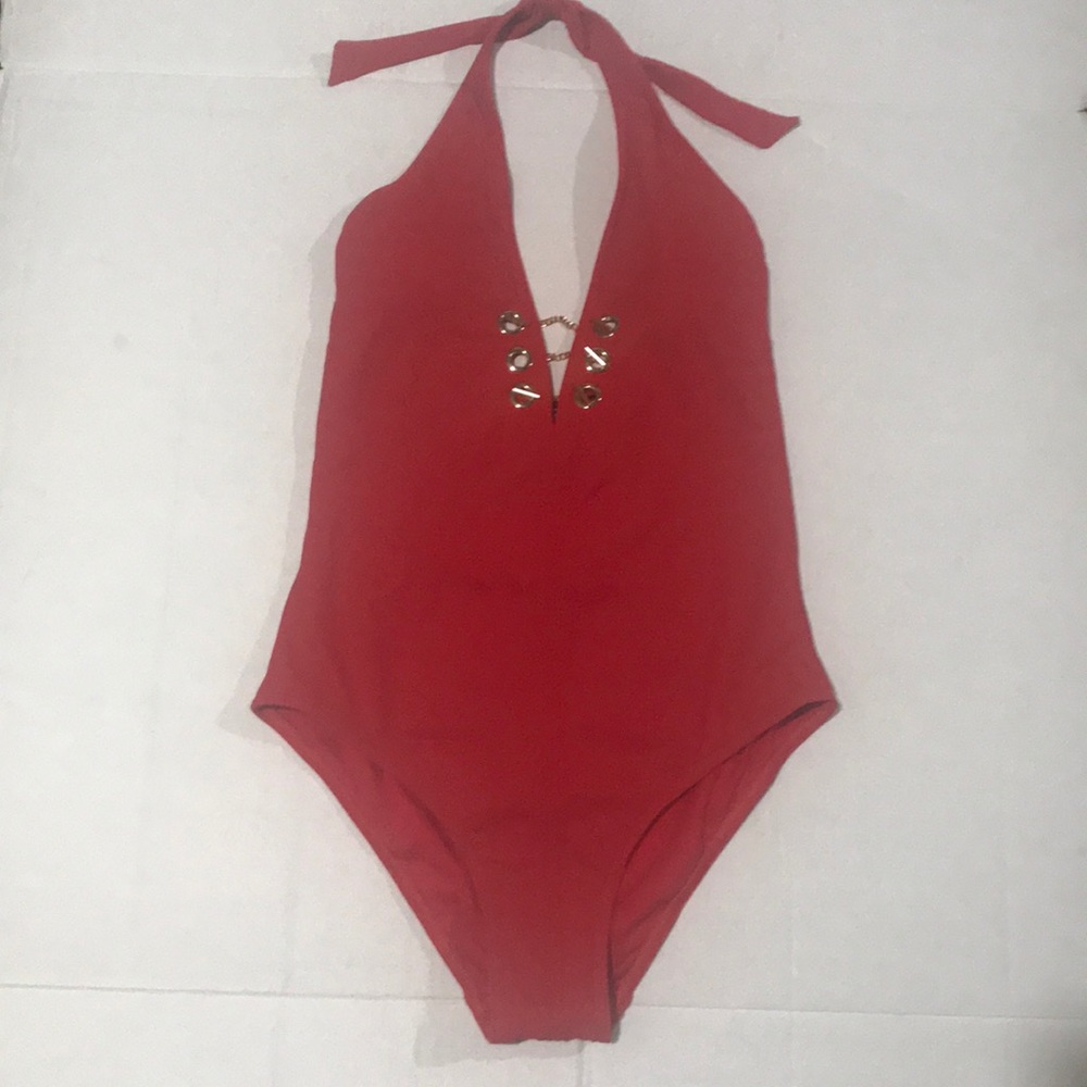 Deep Plunge One Piece Swimsuit